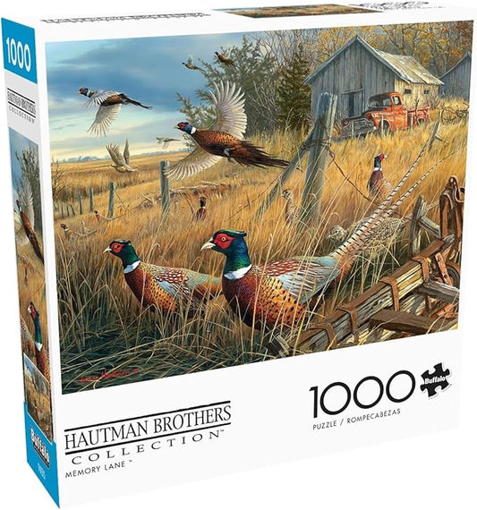 Buffalo Games - Jim Hautman - Memory Lane - 1000 Piece Jigsaw Puzzle for Adults -Challenging Puzzle Perfect for Game Nights - Finished Size is 26.75 x 19.75