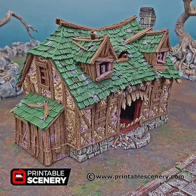 3DEGOS Mimic House DND Terrain for Dungeons and Dragons Terrain, D&D, Pathfinder, Warhammer 40k, Miniatures, D and D, Dungeons and Dragons Gifts, Dungeon Master