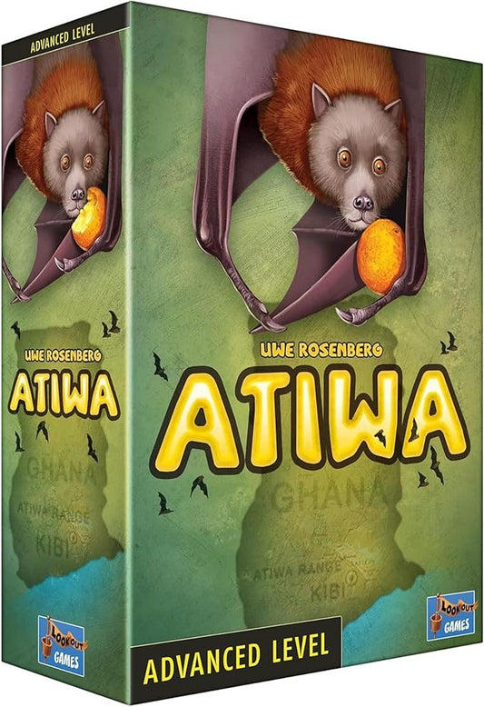 Atiwa Board Game | Fruit Bat Farming | Worker Placement Strategy | Resource Management for Kids and Adults | Ages 12+ | 1-4 Players | 90 Minutes Playtime | Made by Lookout Games