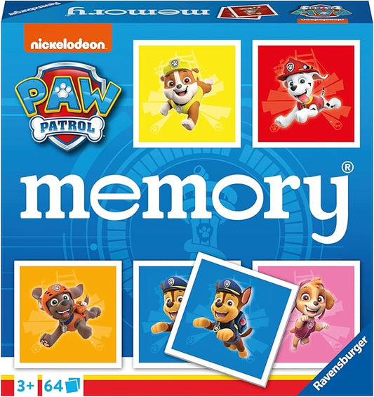 Ravensburger Paw Patrol Memory Game - Matching Picture Snap Pairs for Kids Age 3 Years Up - Educational Todder Toy