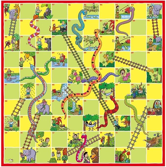Galt Toys, Snakes & Ladders and Ludo, Classic Family Board Game, Ages 3 Years Plus, 2-4 Players