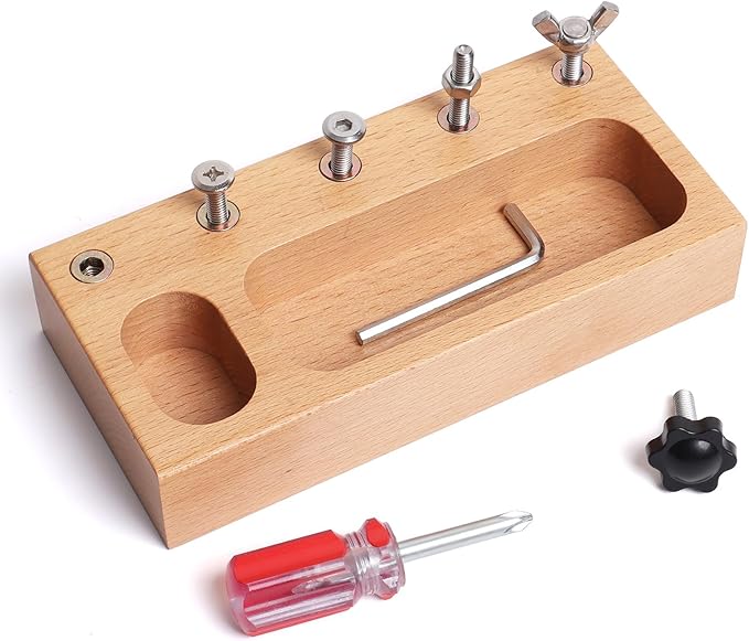 Kids Screwdriver Toy Set, Busy Board Sensory Toys for Toddlers, Kids Tools Set Preschool Learning Activities, Fine Motor Skills Toys for 3 4 5 Year Old, Sensory Toys for Kids with Autism