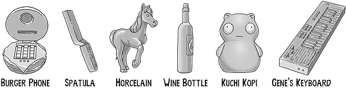 Clue Bobs Burgers Board Game | Themed Bob Burgers TV Show Clue Game | Officially Licensed Bob's Burgers Game | Solve The Mystery in This Unique Clue take on The Classic Board Game