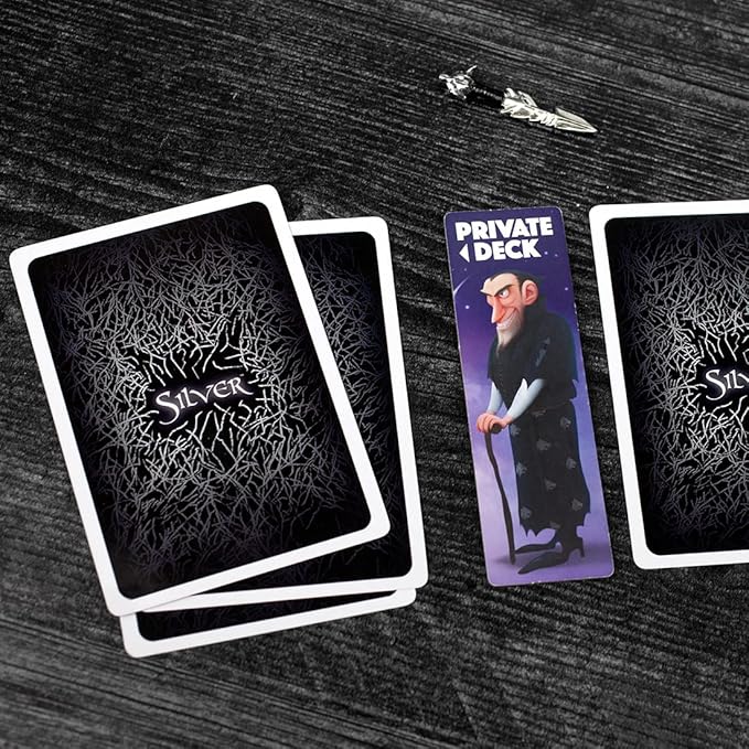 Silver Dagger, Fun, Competitive, and Strategic Card Game, Fun for Family Game Night
