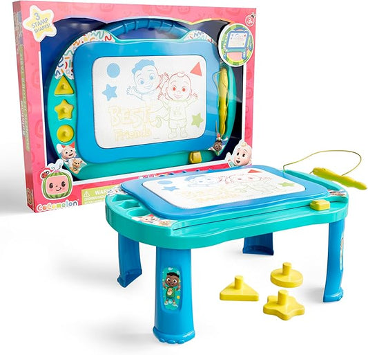 Lollipop Cocomelon Magnetic Drawing Board - Mess-Free Play & Creative Exploration for Toddler Artistic Development with Instant Blank Canvas and Easy Erasing - Educational Learning Toy for Toddlers