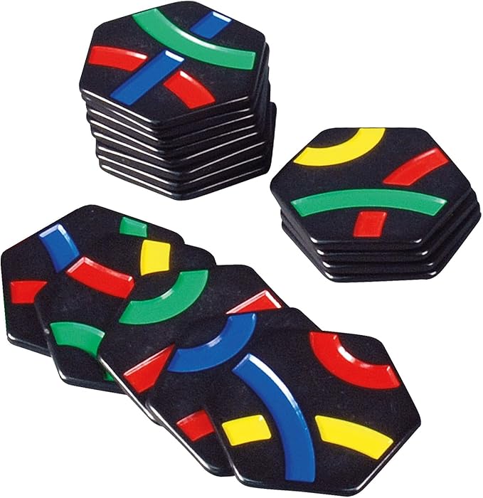 GIGAMIC Tantrix Strategy | Ages 6+ | 1 to 6 Players | 30 Minutes