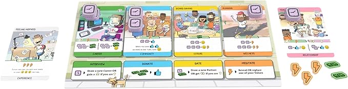 Brotherwise Games Adulthood – Relatable Life Strategy Board Game, Navigate Challenges of Growing Up, Fun for 1-4 Players, Ages 13+