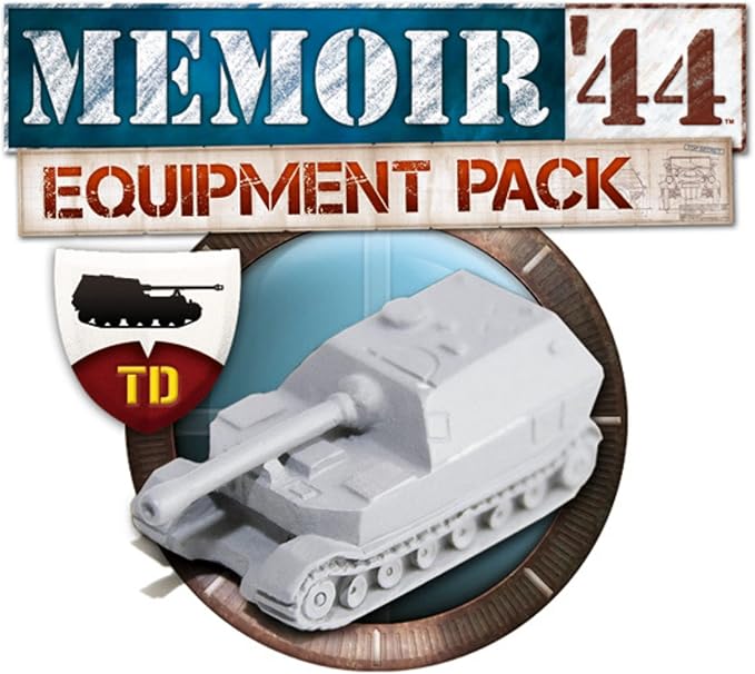 Memoir '44 Equipment Pack Board Game EXPANSION - Unleash the Power of WWII Weapons! Strategy Game for Kids & Adults, Ages 8+, 2 Players, 30-60 Minute Playtime, Made by Days of Wonder
