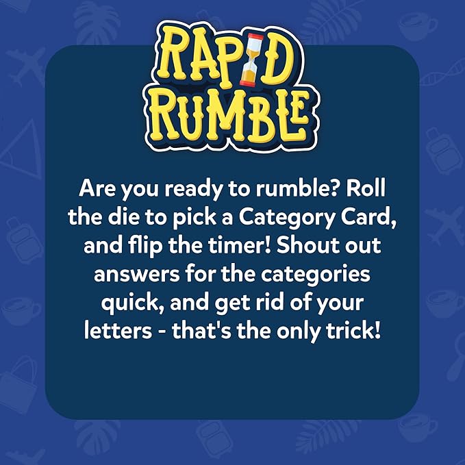 Skillmatics Rapid Rumble - Fast-Paced Board Game for Kids, Teens & Adults, Fun for Family Game Night & Educational Toy, Quick-Thinking Card Game, Gift for Ages 6, 7, 8, 9 & Up