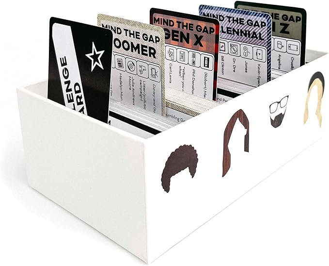 Spin Master Games, Mind the Gap Just the Questions, Expansion Pack With 1000 New questions For All Generations + 50 New Challenge Cards