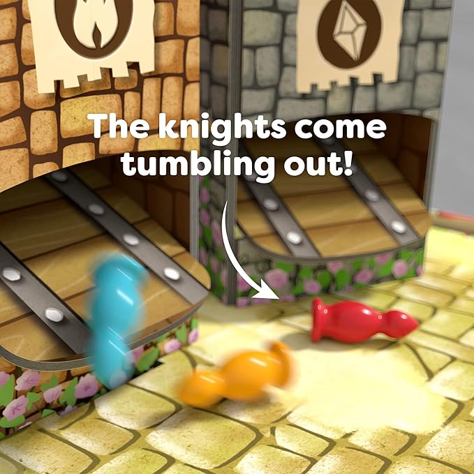 HABA Knuckling Knights: A New Twist on The HABA Games Classic, Strategy Board Games for Family Night and Fun Board Games for Knight & Castle Fans