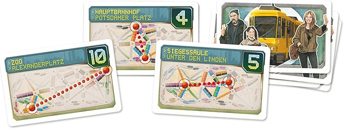 Ticket to Ride Berlin Board Game - Train Route-Building Strategy Game, Fun Family Game for Kids & Adults, Ages 8+, 2-4 Players, 10-15 Minute Playtime, Made by Days of Wonder