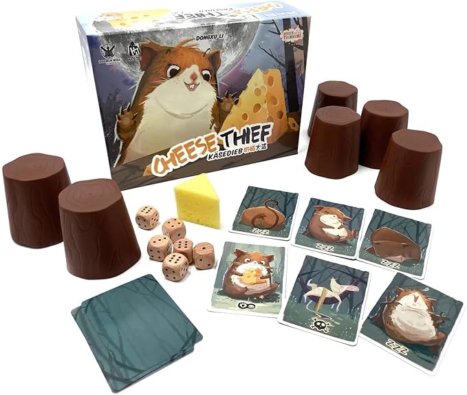 Cheese Thief Board Game | Party Game for Family to find Out who Steal The Cheese | Hidden Roles & Bluffing | Ages 8+ | for 4 to 8 Players | 10-Minute Playtime
