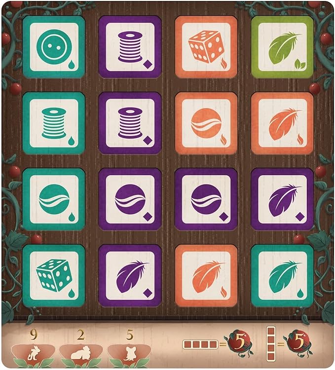 Hickory Dickory Board Game – The Royal Scavenger Hunt, A Worker Rotation Scavenger Game, 1-4 Players, 60-120 Minute Playtime