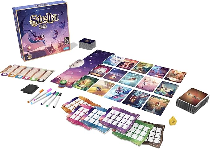 Stella: Dixit Universe Board Game - Competitive Sky Exploration Image Association Game, Strategic Guessing, Fun Family Game for Kids and Adults, Ages 8+, 3-6 Players, 30 Min Playtime, Made by Libellud