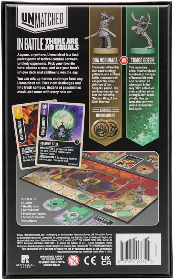 Restoration Games Unmatched Sun’s Origin, Strategy Game