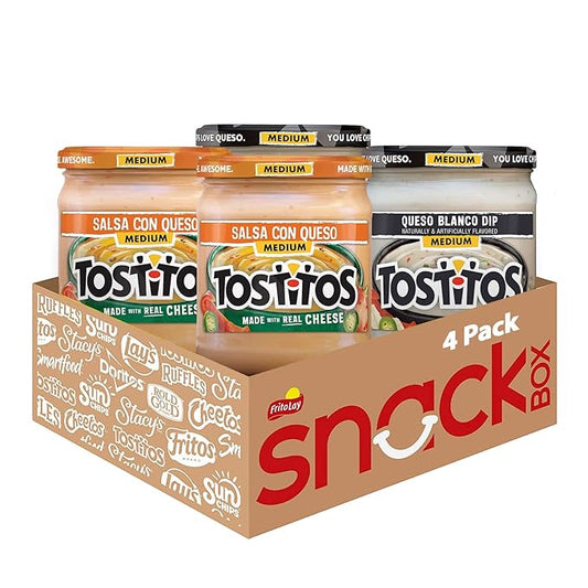 Tostitos, Queso Variety Pack, 11.25 Ounce (Pack of 4)