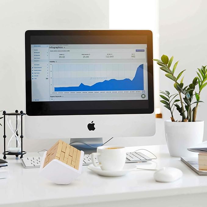 Original 3D Wooden Brain Teaser Puzzle: Engaging 3D Puzzle Box for Kids 8-12 & Adults, Desk Toys Delight, Challenging Games & Wooden Puzzles for Adult Brain Boost (Golden Edition)