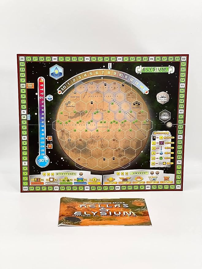 Terraforming Mars: Hellas Elysium - The Other Side of Mars Expansion by Stronghold Games, Strategy Board Game
