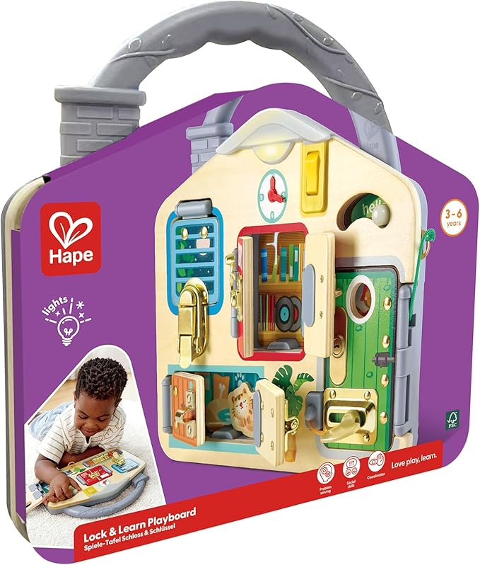Hape Game Board Lock and Key