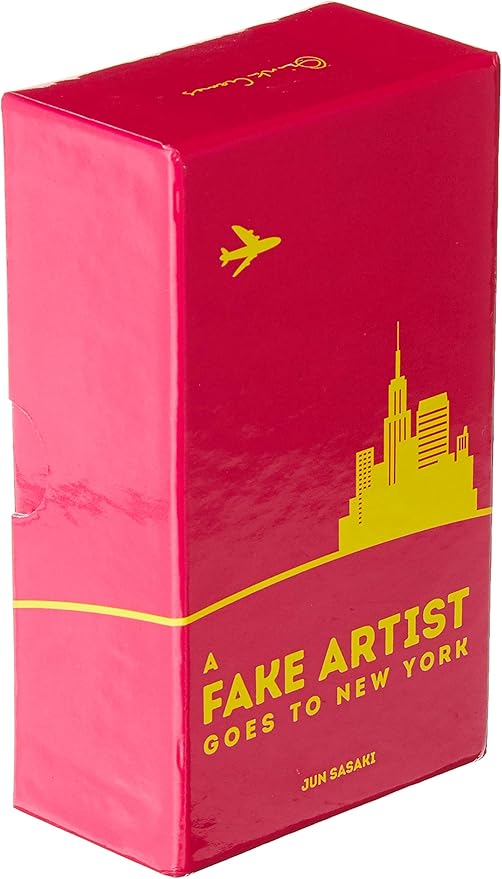 A Fake Artist Goes to New York - Japanese Social Deduction Party Game for 5-10 Players | Fun Drawing Game | Ages 8+