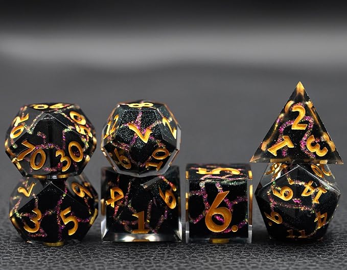 Dungeons and Dragons Game Dice,D&D Dice Set,DND Dice Gift Set for Role Playing Table Games