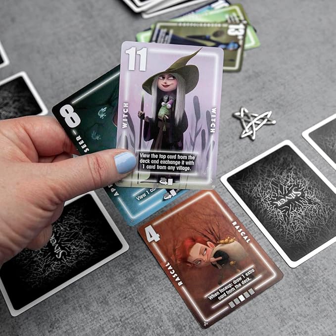 Silver, Fun, Competitive, and Strategic Card Game, Fun for Family Game Night