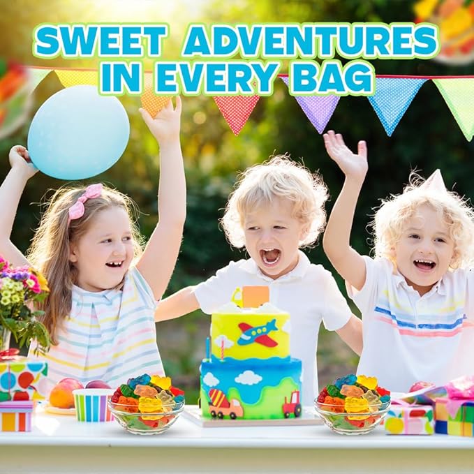 Halal Gummy Bears 5lb Bag - Multi-color Gummy Bears Bulk Candy - Stuffed with Sweet Gummies Candy - Tasty Candy Gummies & Candy Gift for All Occasions