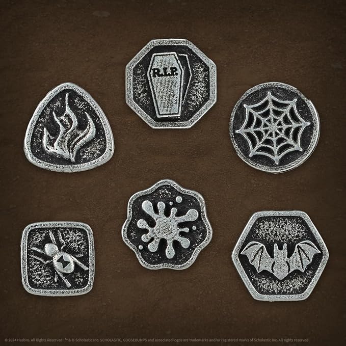 CLUE: Goosebumps, Classic Board Game Inspired R.L. Stine’s Goosebumps Novels, Thwart Slappy's Sinister Plan with Friends and Family of All Ages, Officially Licensed Scholastic Merchandise