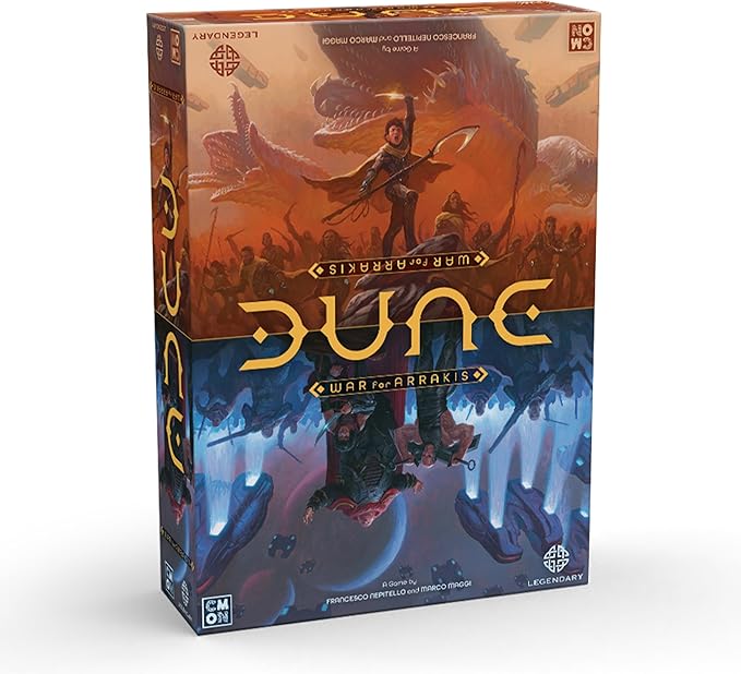 Dune: War for Arrakis Board Game CORE Box - Tabletop Miniatures Strategy Game with Asymmetric Gameplay for Kids and Adults, Ages 14+, 1-4 Players, 120 Minute Playtime, Made by CMON