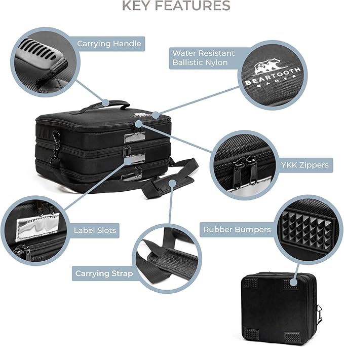 Explorer Series Board Game Bag for Organization, Travel, and Board Game Storage: The Boulder