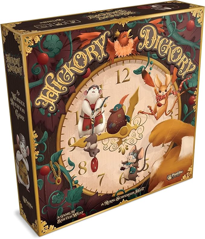 Hickory Dickory Board Game – The Royal Scavenger Hunt, A Worker Rotation Scavenger Game, 1-4 Players, 60-120 Minute Playtime