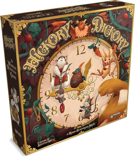 Hickory Dickory Board Game – The Royal Scavenger Hunt, A Worker Rotation Scavenger Game, 1-4 Players, 60-120 Minute Playtime