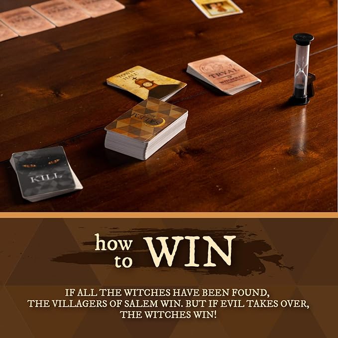 Facade Dark Cites Series Board Game of Strategy, Deceit, and Luck - Card Game for Teens Adults and Family - Salem 1692