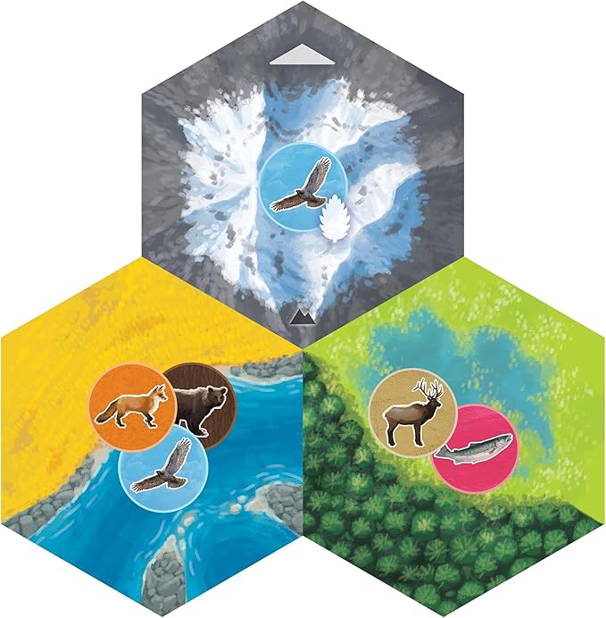 AEG & Flatout Games | Cascadia: Landmarks - Expansion for Award-Winning Board Game, Cascadia | Easy to Learn | Quick to Play | Ages 10+ | Adds 5th & 6th player