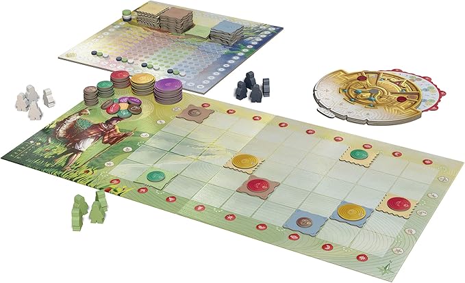 Tiwanaku - Sit Down! Strategy Board Game, Deduction Exploration Optimization, Pachamama Mother Earth Wheel, Play Solo Mode Or with Up to 4 Players, 30-60 Minute Play Time, for Ages 14+