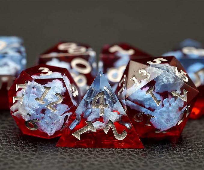 D&D Dice Set, Dungeons and Dragons Game Dice,DND Dice Gift Set for Role Playing Table Games