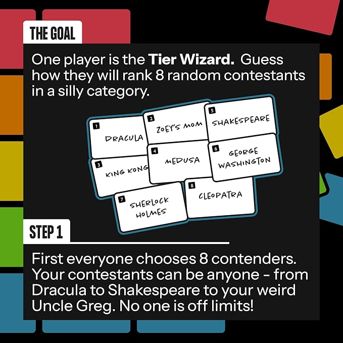 Indie Boards & Cards, Top Tier - Hilarious Party Game of Creative Rankings and Fun Challenges