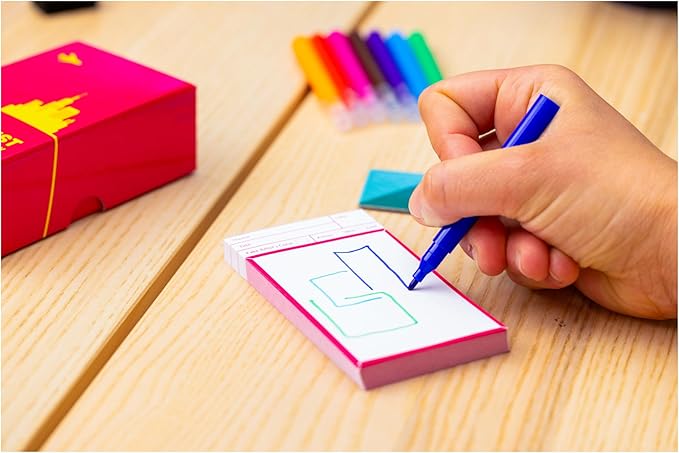 A Fake Artist Goes to New York - Japanese Social Deduction Party Game for 5-10 Players | Fun Drawing Game | Ages 8+