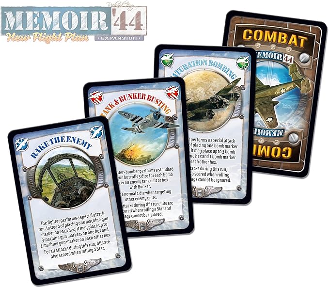 Memoir '44 New Flight Plan Board Game EXPANSION - Take to the Skies with This Thrilling WWII Air Combat! Strategy Game for Kids & Adults, Ages 8+, 2 Players, 30-60 Min Playtime, Made by Days of Wonder