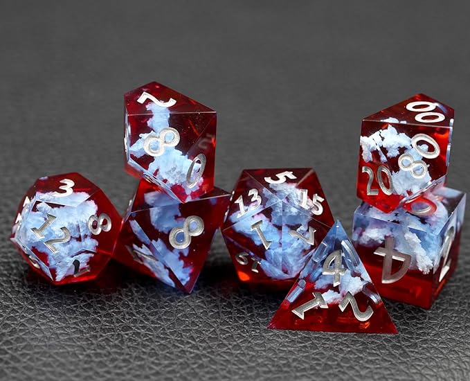 D&D Dice Set, Dungeons and Dragons Game Dice,DND Dice Gift Set for Role Playing Table Games
