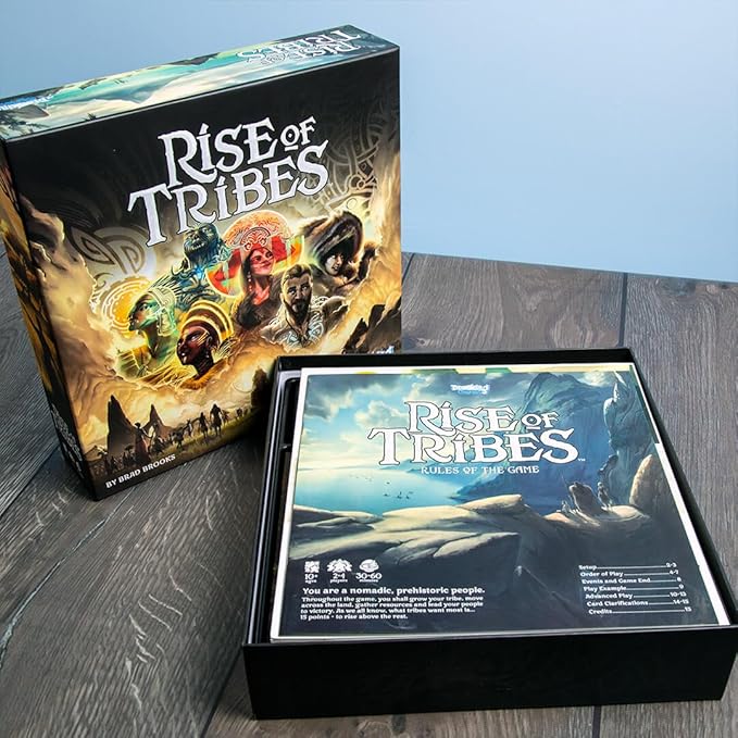 Rise of Tribes Strategy Board Game - Build, Explore, Dominate - Perfect for Family Game Nights and Board Game Enthusiasts