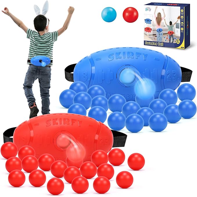 Skirfy Party Shaking Swing Balls Game Set for Kids Adults,Backyard Family Toy with 40 Balls, Birthday Easter Games Outdoors Indoors Bachelorette Party Games for Boys and Girls Age 5 6 7 8 9+