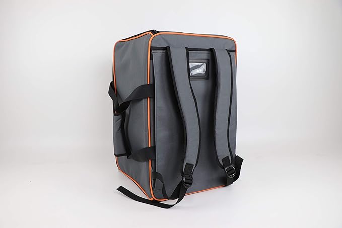 Board Game Bag - Allplay/BoardGameTables.com - [Backpack/Luggage Slip] - Padded Board Game Carrier (Oxford Gray)