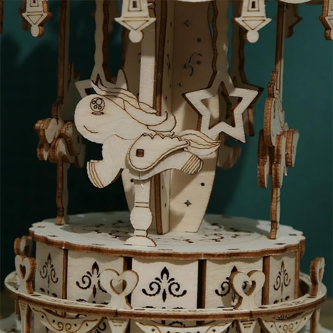 3D Wooden Puzzles Trojan Model Kits, Brainteaser and Puzzle for Christmas/Birthday,Gifts for Adults and Teens to Build Combination