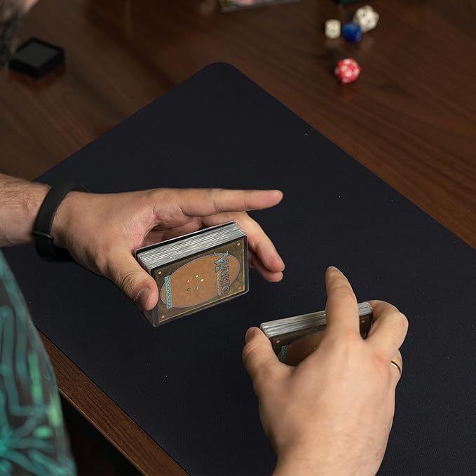 Yexiya 4 Pcs Card Game Mats 14 x 24 Inch Playmat Sublimation Blanks Playmat Smooth Card Playing Mat for Board Games,and Collectible Playing(Colorful)