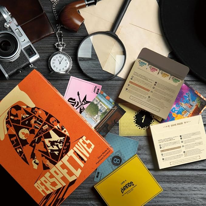 Space Cowboys Perspectives (Orange Box) - Mystery Game, Cooperative Storytelling Game for Kids and Adults, Ages 12+, 2-6 Players, 90 Minute Playtime, Made