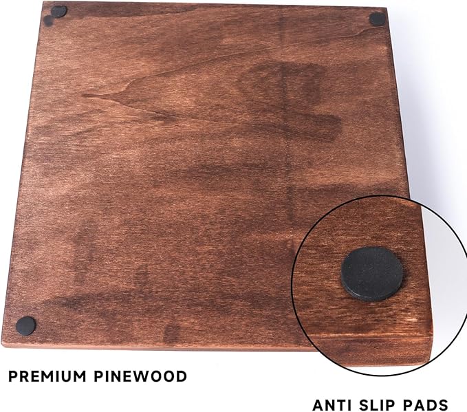 GSE Games & Sports Expert 1-4 Player Wooden Shut The Box Board Game with 8 Dice. 4-Way 12 Numbers Shut The Box Dice Set of Popular English Pub Board Game - Walnut