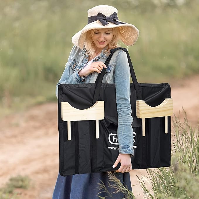 Prextex Giant 4 in A Row Connect Game with Travel Bag - Back Yard Games for Family and Friends - Includes Extra Large 42 Discs - Ideal for Team Building, Camping, Parties - Fun for All Ages, 24x27 in