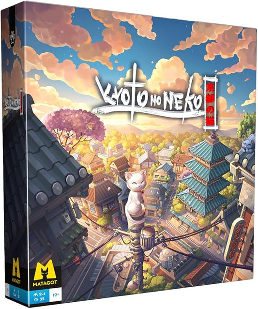 Kyoto-No-Neko Board Game - Explore Kyoto as Curious Kittens! Immersive Animal Adventure Game, Strategy Game for Kids & Adults, Ages 12+, 2-4 Players, 30 Minute Playtime, Made by Matagot